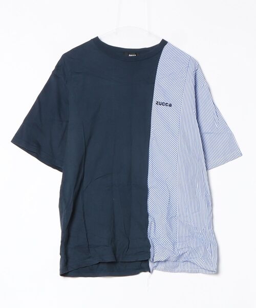 ZUCCa（ズッカ） 半袖Tシャツ M size ネイビー メンズ : ZOZOTOWN