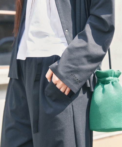 「ZUCCa」 ジャケット M size グレー レディースの画像