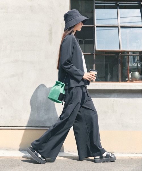 「ZUCCa」 ジャケット M size グレー レディースの画像