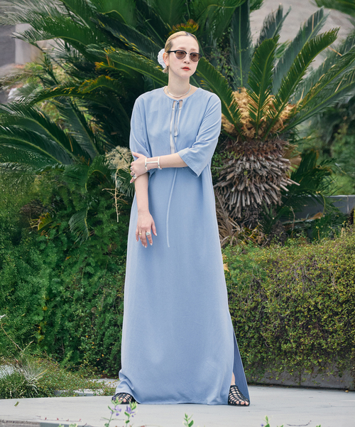 ワンピース ASA LIKE KAFTAN LEAN DRESS：ワンピースの画像