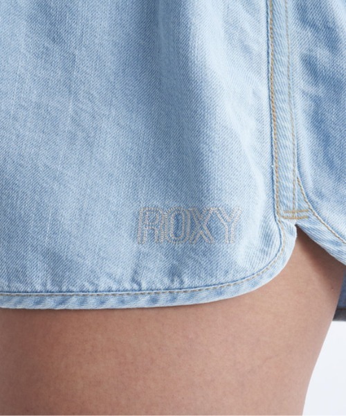 「ROXY」 ショートパンツ MEDIUM インディゴブルー レディース_画像3