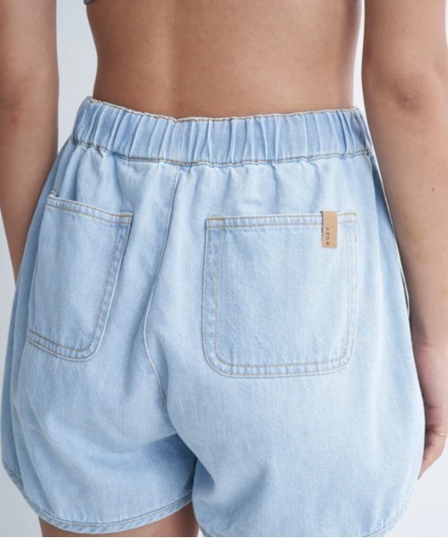 「ROXY」 ショートパンツ MEDIUM インディゴブルー レディース_画像4
