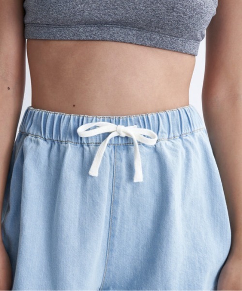 「ROXY」 ショートパンツ MEDIUM インディゴブルー レディース_画像5