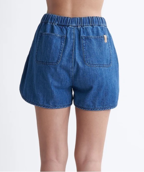 「ROXY」 ショートパンツ MEDIUM インディゴブルー レディース_画像9