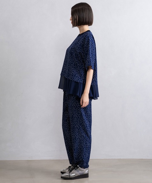 「MARECHAL TERRE」 半袖Tシャツ MEDIUM ブラック レディース_画像4