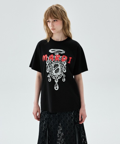 Mardi Mercredi（マルディメクルディ） tシャツ 半袖 TSHIRT BIJOU