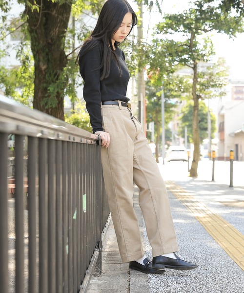 WAIPER.inc チノパンツ 34 カーキ メンズ : ZOZOTOWN Yahoo!店 - 通販
