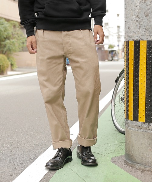 「WAIPER.inc」 チノパンツ 34 カーキ メンズ_画像3