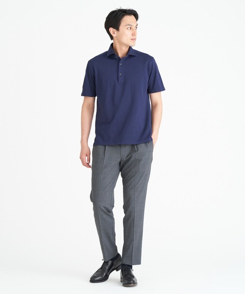 「ESTNATION」 半袖ポロシャツ X-LARGE ネイビー メンズ_画像5