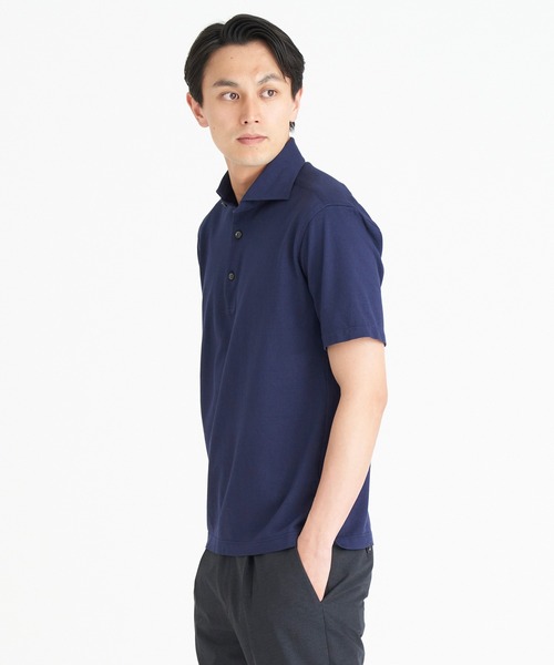 「ESTNATION」 半袖ポロシャツ X-LARGE ネイビー メンズ_画像7