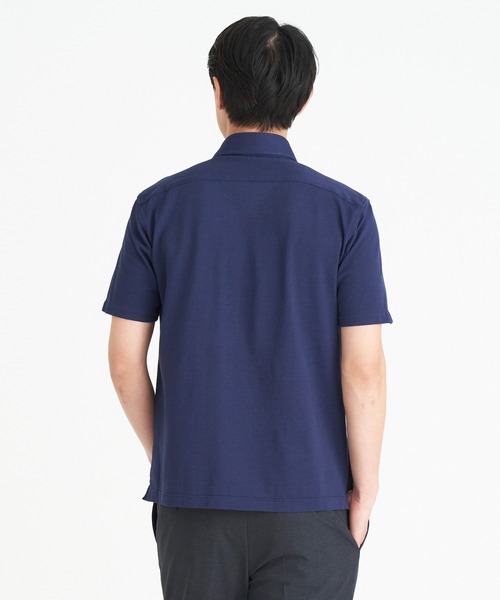 「ESTNATION」 半袖ポロシャツ X-LARGE ネイビー メンズ_画像8