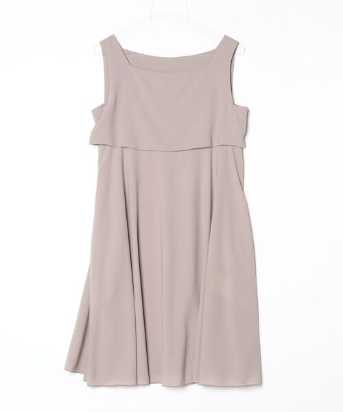 FOXEY NEW YORK 「FOXEY YORK」 ノースリーブワンピース 42 ベージュ