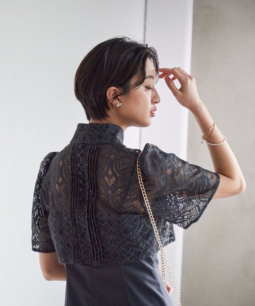 「Dorry Doll」 コンビワンピース S ダークネイビー レディース_画像2