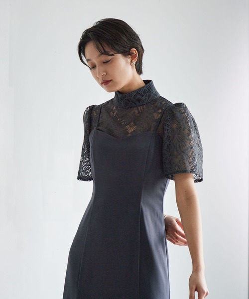 「Dorry Doll」 コンビワンピース S ダークネイビー レディース_画像5