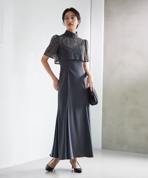 「Dorry Doll」 コンビワンピース S ダークネイビー レディース_画像6