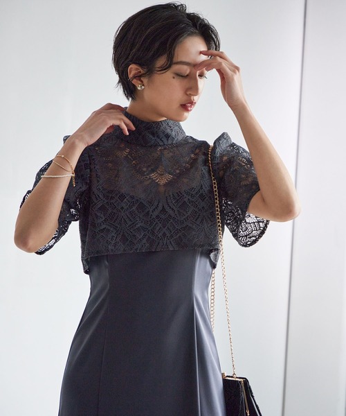 「Dorry Doll」 コンビワンピース S ダークネイビー レディース_画像9