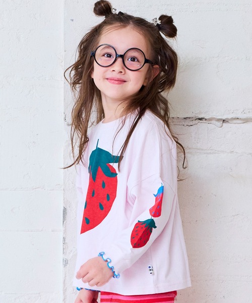 MARKEY'S（マーキーズ） tシャツ 袖リブビッグ長袖Tシャツ キッズ 子供