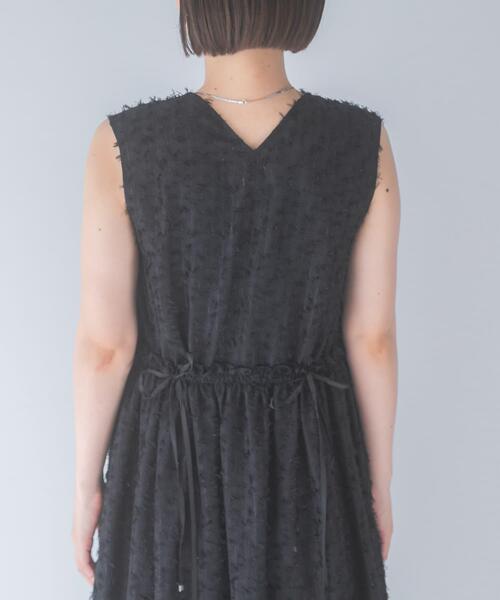 ワンピース カットジャガードVネックワンピース : ZOZOTOWN Yahoo!店