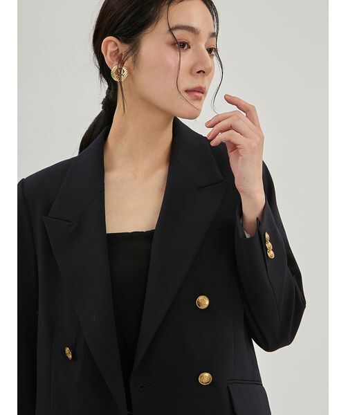 【美品】Mila Owen ミラオーウェン ダブル ジャケット 金ボタン Mila Owen（ミラオーウェン） ジャケット テーラードジャケット 金釦