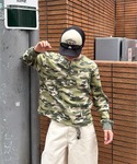 ヘンリーネック tシャツ Camo Therm...の詳細画像5