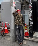 ヘンリーネック tシャツ Camo Therm...の詳細画像4