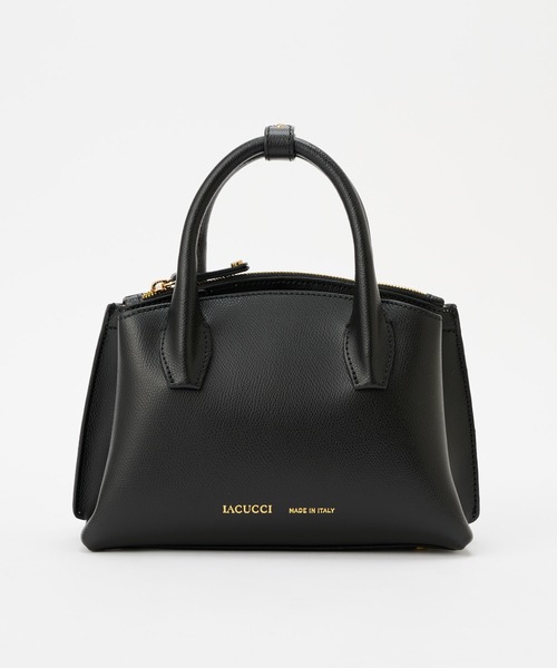 イアクッチ レザー ハンドバッグ ブラック イタリア製 レディース ベラール IACUCCI（イアクッチ） トートバッグ ベラール XS BOXATINO レディース