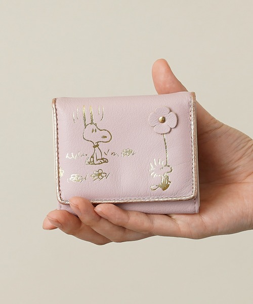snoopymama3さま♡ベージュピンク SNOOPY（スヌーピー） 財布 「PEANUTS（ピーナッツ）」スヌーピー