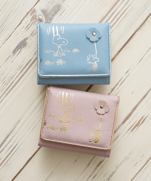 snoopymama3さま♡ベージュピンク SNOOPY（スヌーピー） 財布 「PEANUTS（ピーナッツ）」スヌーピー