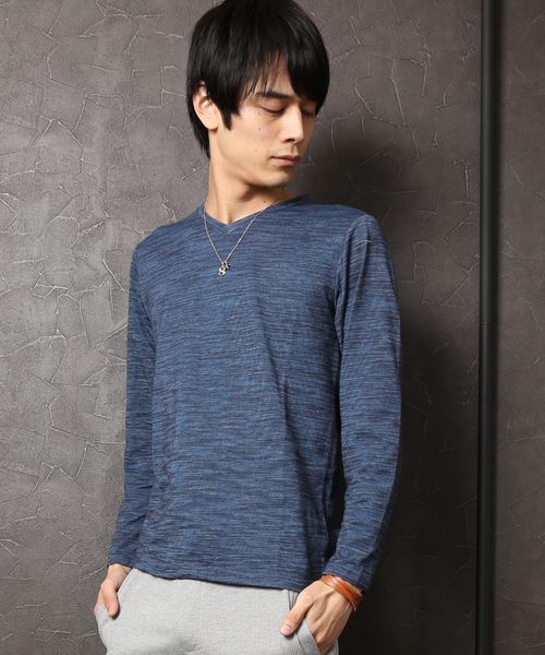 ★ELF SACK★ Vネック ボーダー ショート丈 Ｔシャツ/送料込 ☆ELF SACK☆ Vネック ボーダー ショート丈 Tシャツ/送料込