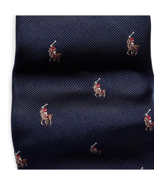 極美品 Polo by Ralph Lauren ネクタイ ソリッド ポニー POLO RALPH LAUREN（ポロ・ラルフローレン） ネクタイ Polo ポニー