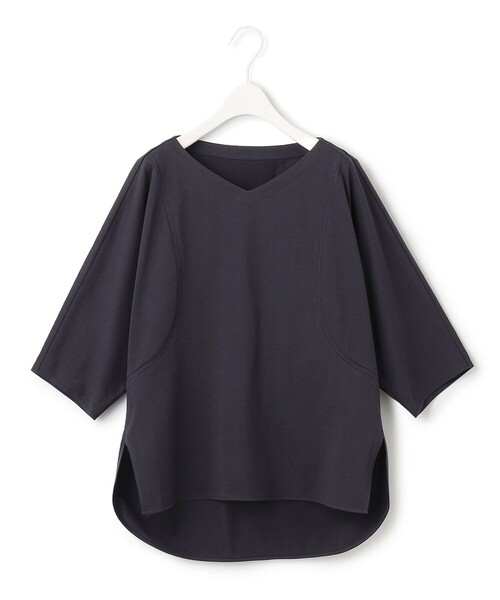 tシャツ 「洗える」 ブラウスライクジャージー ドルマンスリーブカットソー レディース ICB tシャツ 「洗える」 ブラウスライクジャージー ドルマン