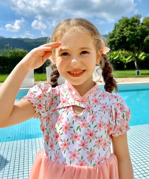 水着・ビーチグッズその他 Le Twins 'Agnese' Kaftan 楽天市場】【5倍ポイント！毎週金曜日！】 キッズ 水着 女の子