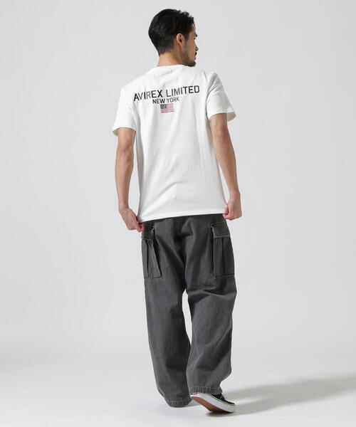 国内発送/本物保証/AVIREX スウェット 半袖Tシャツ 大人気♪ AVIREX tシャツ 「WEB＆DEPOT限定」SHORT SLEEVE CREW NECK T