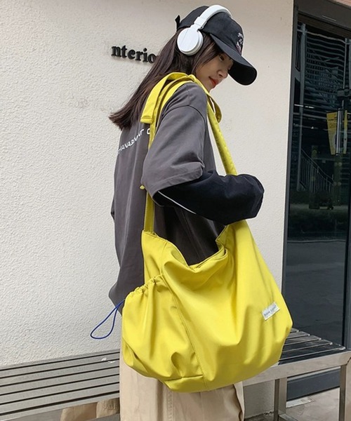 BENDER TOKYO ショルダーバッグ バッグ ナイロン 大容量 リボン 結び 