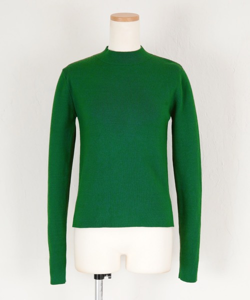 6343【美品】ブリーフィング　ハイネック長袖ニット　薄手　ウール ur's（ユアーズ） ニット セーター フィンガーホール付ハイネック