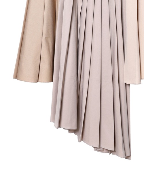 rokh スカート MULTI PLEATED DETAILED MIDI SKIRT R2CA168