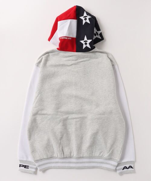 AAPE BY A BATHING APE パーカー BUTTON SWEAT HOODIE メンズ 