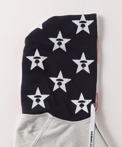 AAPE BY A BATHING APE パーカー BUTTON SWEAT HOODIE メンズ 