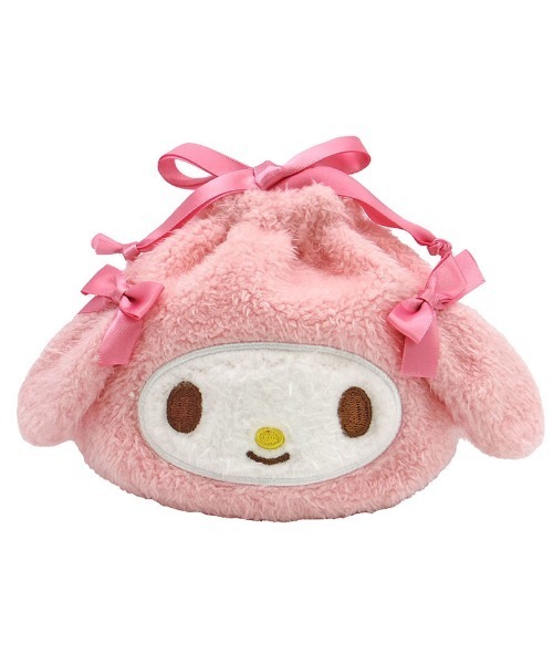 sanrio（サンリオ） ポーチ 「 」まんまる巾着 ポーチ NJI レディース