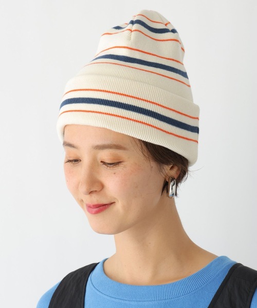 ニット帽 ニットキャップ ニットボーダービーニー　102415 レディース | LEPSIM | 13