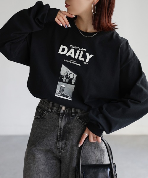 Riberry（リベリー） tシャツ DAILYフォトプリントロンT レディース