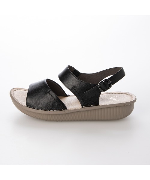 ing（イング） サンダル 「WEB限定」「3E」厚底デザインサンダル