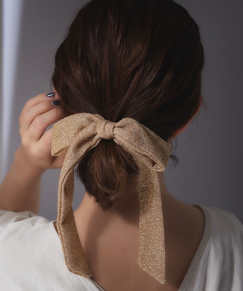 Sakka ヘアゴム deedoodah グリッターリボンヘアカフ : ZOZOTOWN Yahoo 