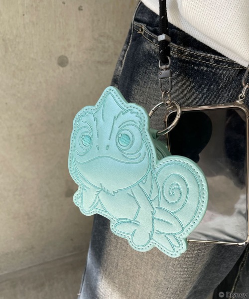 ラプンツェル　パスカル　ポーチ　ディズニー 4GEEKs by SPIRALGIRL ポーチ 「Disney/ディズニー/ラプンツェル