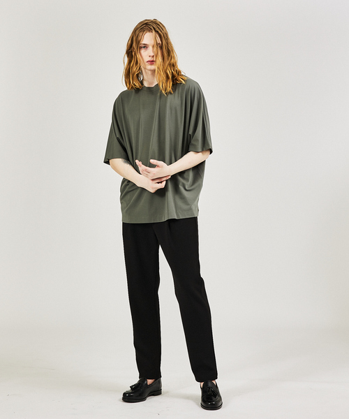 AH ABAHOUSE tシャツ 「AH ABAHOUSE」ドルマンスリーブ / ポンチ