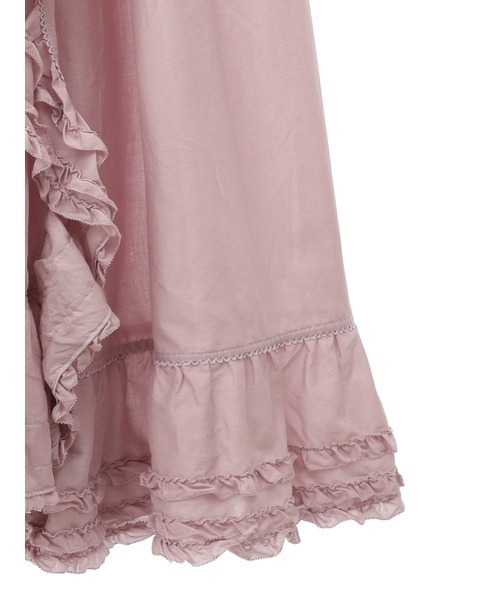 ピンクハウス・ロゴ刺繍入りロングジレ