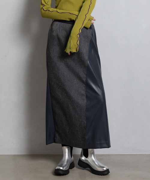 スカート [S]MARECHAL TERRE MARECHAL TERRE スカート コンビネーションスカート : ZOZOTOWN