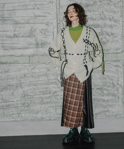MARECHAL TERRE スカート コンビネーションスカート : ZOZOTOWN
