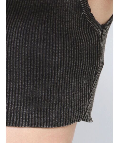 GYDA（ジェイダ） タンクトップ ノースリーブ ブリーチWファスナー