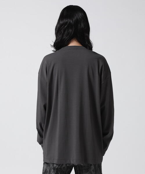 ATON tシャツ (エイトン)FRESCA PLATE | OVERSIZED L/S T-SHIRT